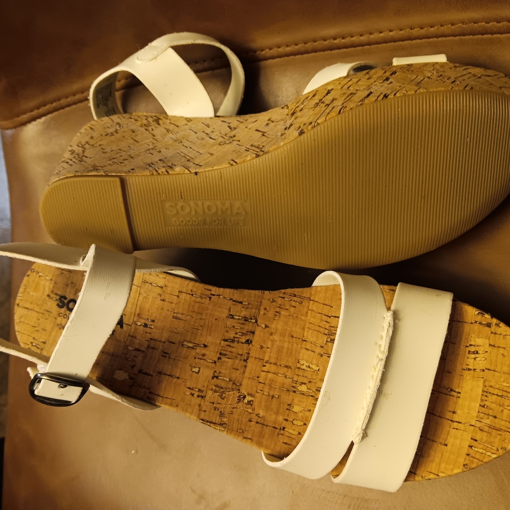 Sonoma Women's White Sandals - Picture 3 of 3